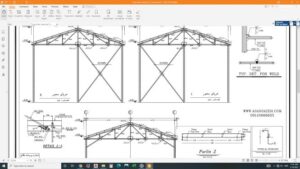 Truss shed opening 10 meters