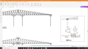 PDF file of shed map with truss structure